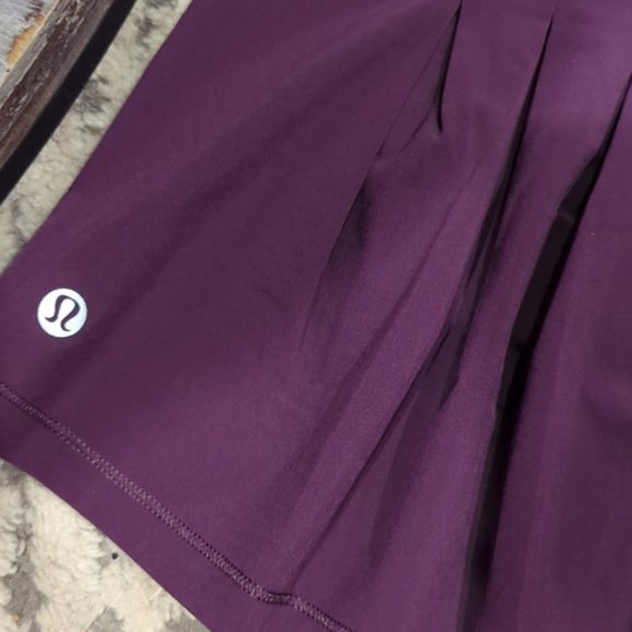Lululemon Circuit Breaker Skirt (Tall)Darkest Magenta - Picture 7 of 13
